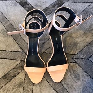Giuseppe Zanotti Patent Leather Sandal Heel